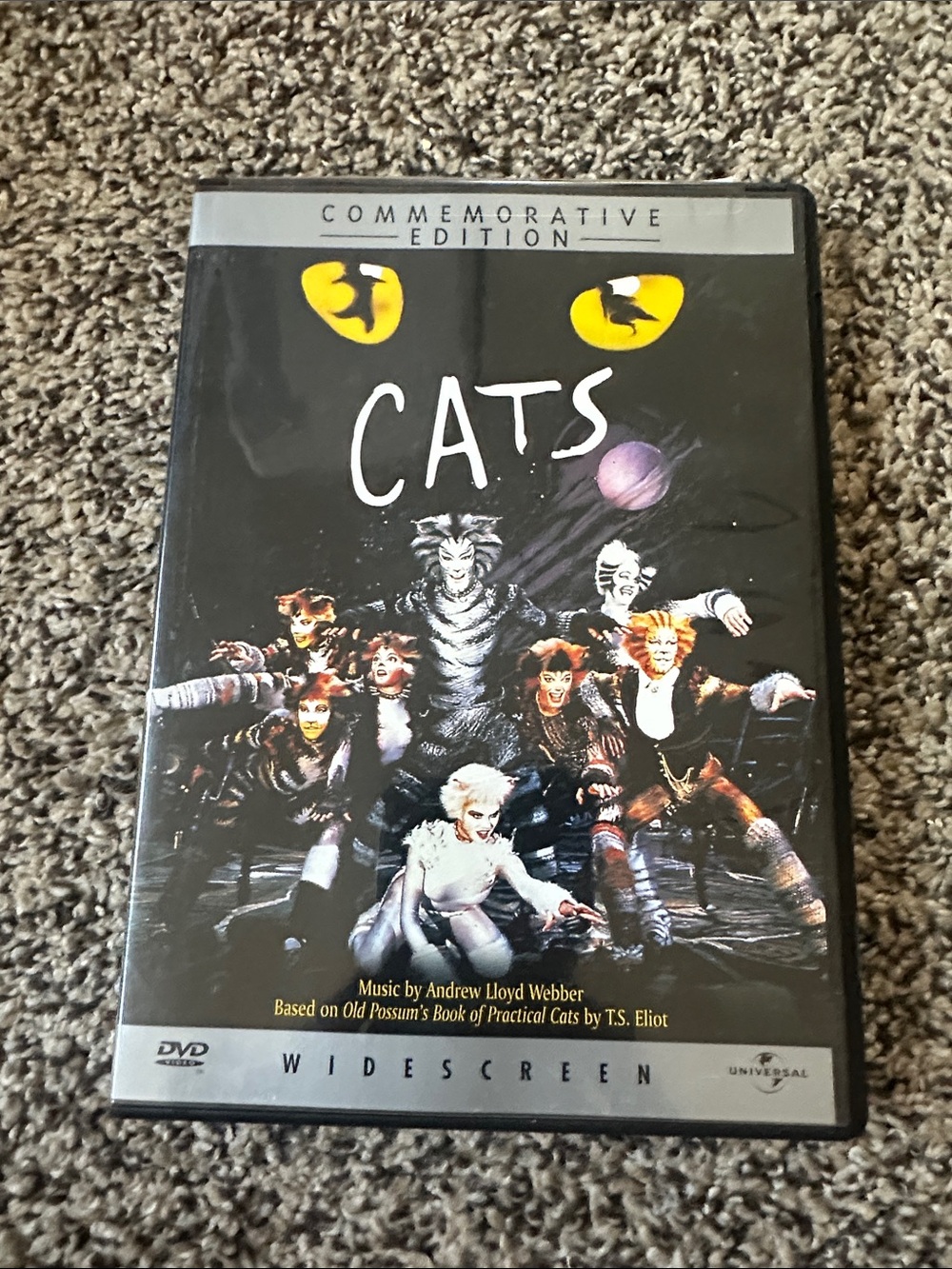 Final Price $4:  Universal Cats Commemorative Edition DVD - Black
